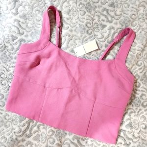 Abercrombie & Fitch corset style cropped tank size large